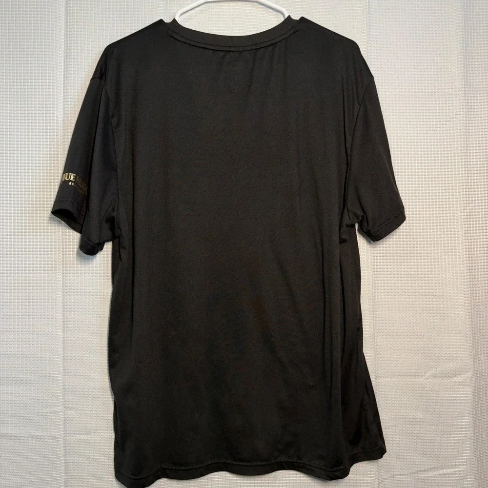True Religion Loungewear T-Shirt Large‎ Black Gold Horseshoe Logo